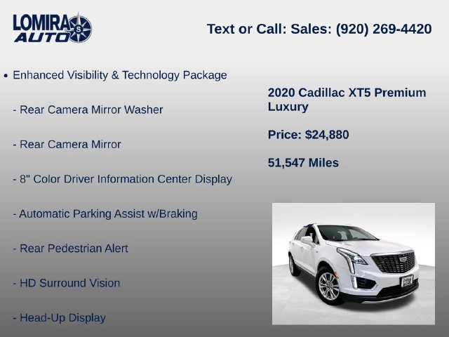Used 2020 Cadillac XT5 Premium Luxury AWD/4WD image 8
