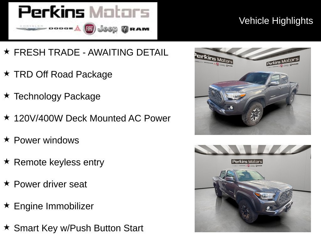 Used 2020 Toyota Tacoma TRD Off-Road w/ Technology Package AWD/4WD image 3