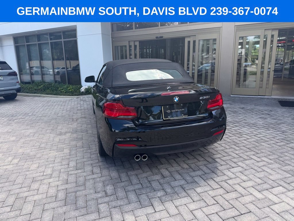 Used 2019 BMW 230i Convertible w/ M Sport Package RWD image 12