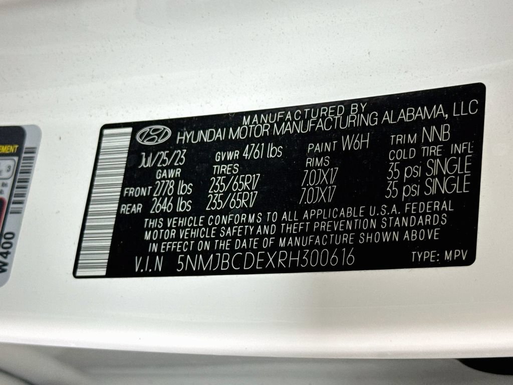 Certified 2024 Hyundai Tucson SEL AWD/4WD image 35