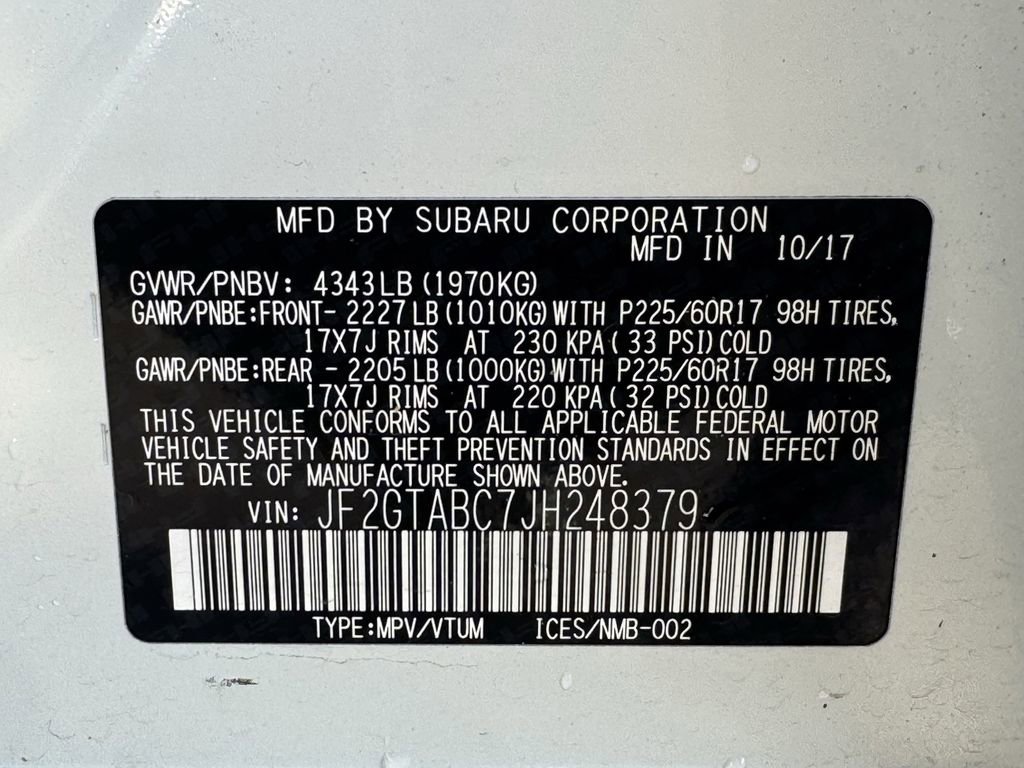 Used 2018 Subaru Crosstrek 2.0i Premium w/ Popular Package #2 image 32