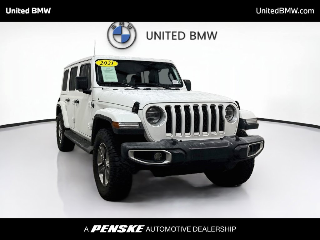 Used 2021 Jeep Wrangler Unlimited Sahara AWD/4WD image 3