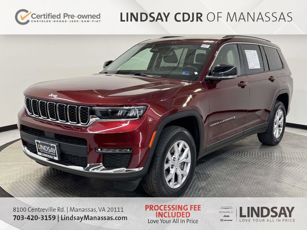 Certified 2022 Jeep Grand Cherokee L Limited image 3