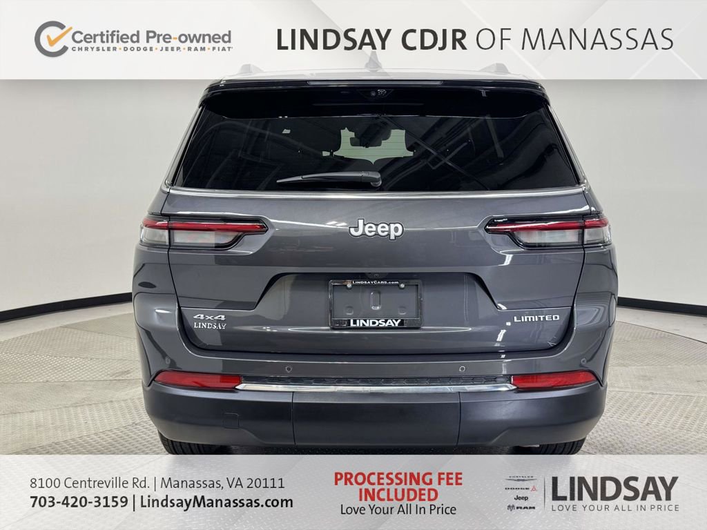 Certified 2025 Jeep Grand Cherokee L Limited w/ Luxury Tech Group II AWD/4WD image 8