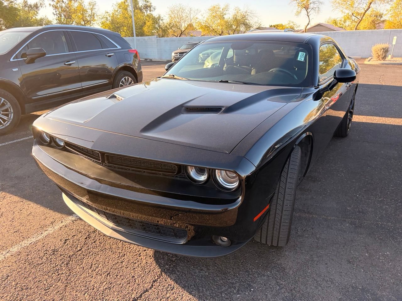 Used 2022 Dodge Challenger SXT w/ Blacktop Package RWD image 2