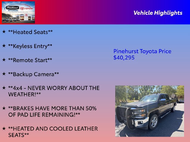 Used 2015 Chevrolet Silverado 2500 LTZ w/ Driver Alert Package AWD/4WD image 30