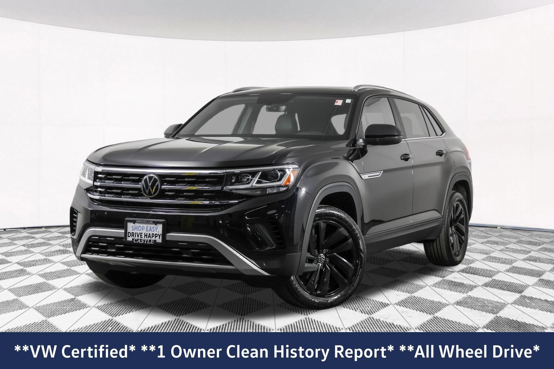 Certified 2023 Volkswagen Atlas Cross Sport SE w/ Panoramic Sunroof Package AWD/4WD image 2