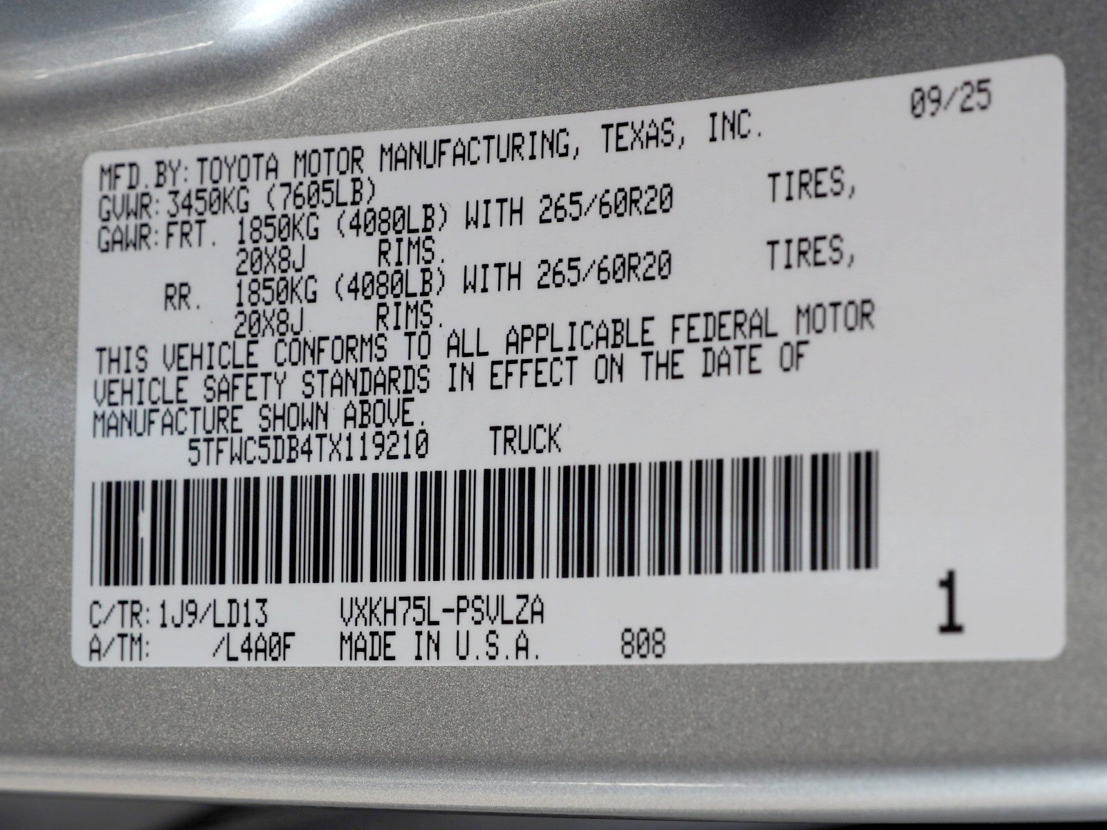 New 2026 Toyota Tundra Limited image 22