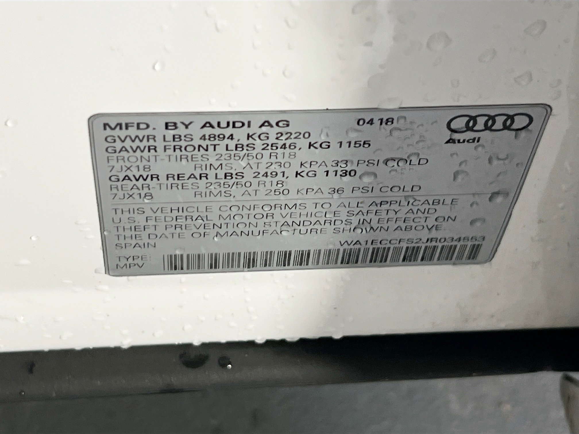 Used 2018 Audi Q3 2.0T Premium w/ Convenience Package image 31