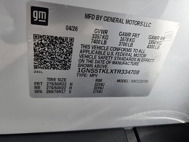 New 2026 Chevrolet Tahoe High Country w/ Sun And Tow Package RWD image 20
