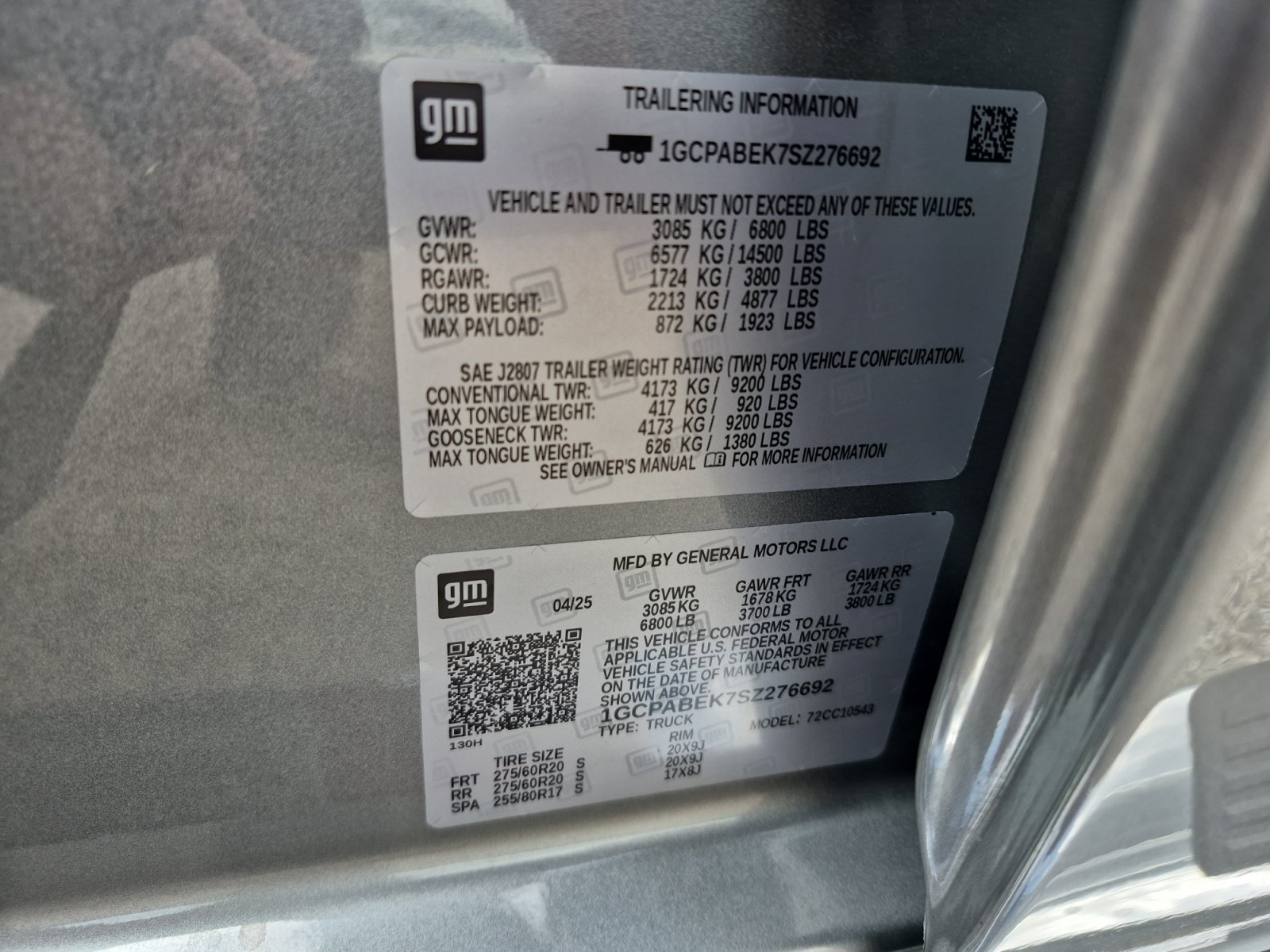 Used 2025 Chevrolet Silverado 1500 Custom RWD image 26