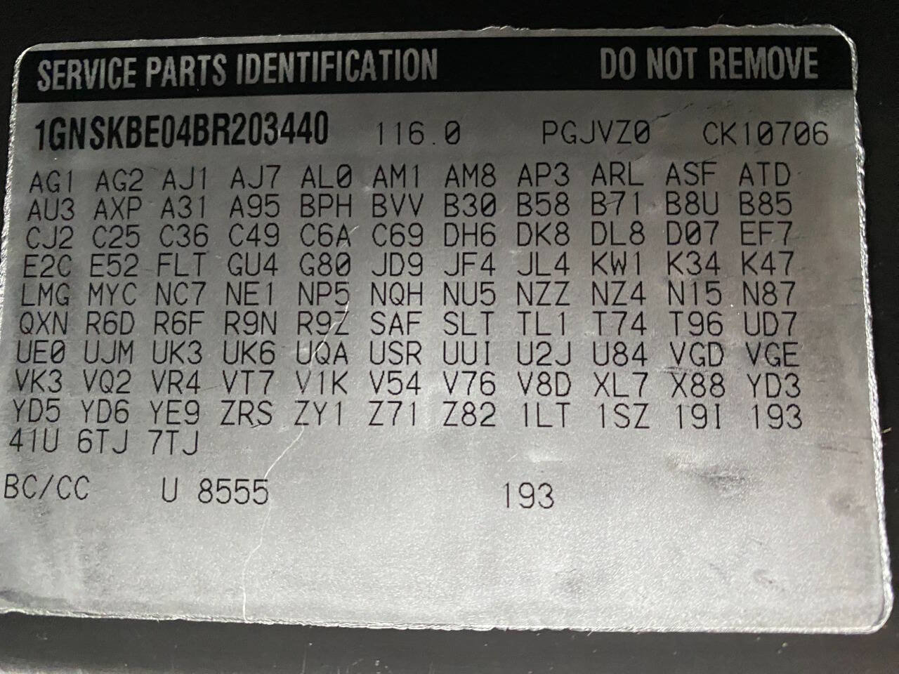 Used 2011 Chevrolet Tahoe LT w/ Suspension Package, Off-Road image 34