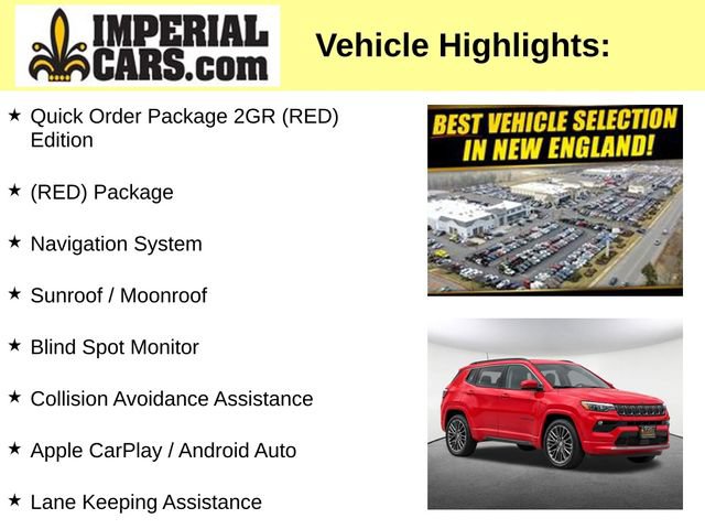 Used 2022 Jeep Compass Limited w/ (RED) Package AWD/4WD image 8