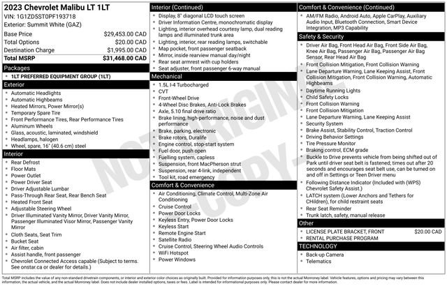Certified 2023 Chevrolet Malibu LT FWD image 6