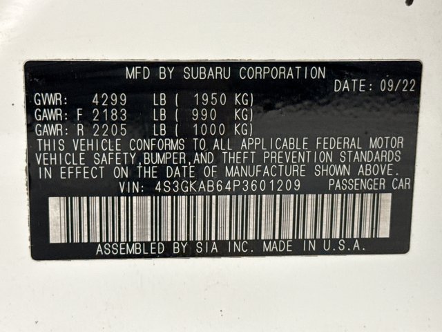 Used 2023 Subaru Impreza 2.0i AWD/4WD image 20