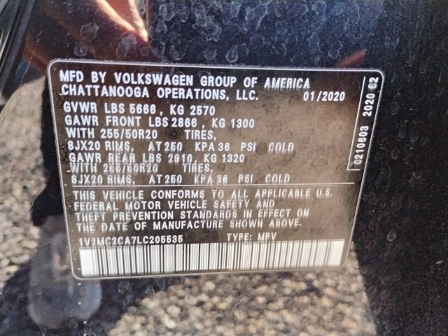 Used 2020 Volkswagen Atlas Cross Sport SEL image 13