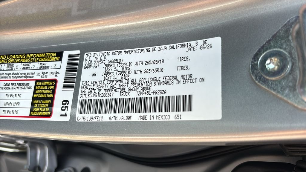 New 2026 Toyota Tacoma TRD Sport AWD/4WD image 38