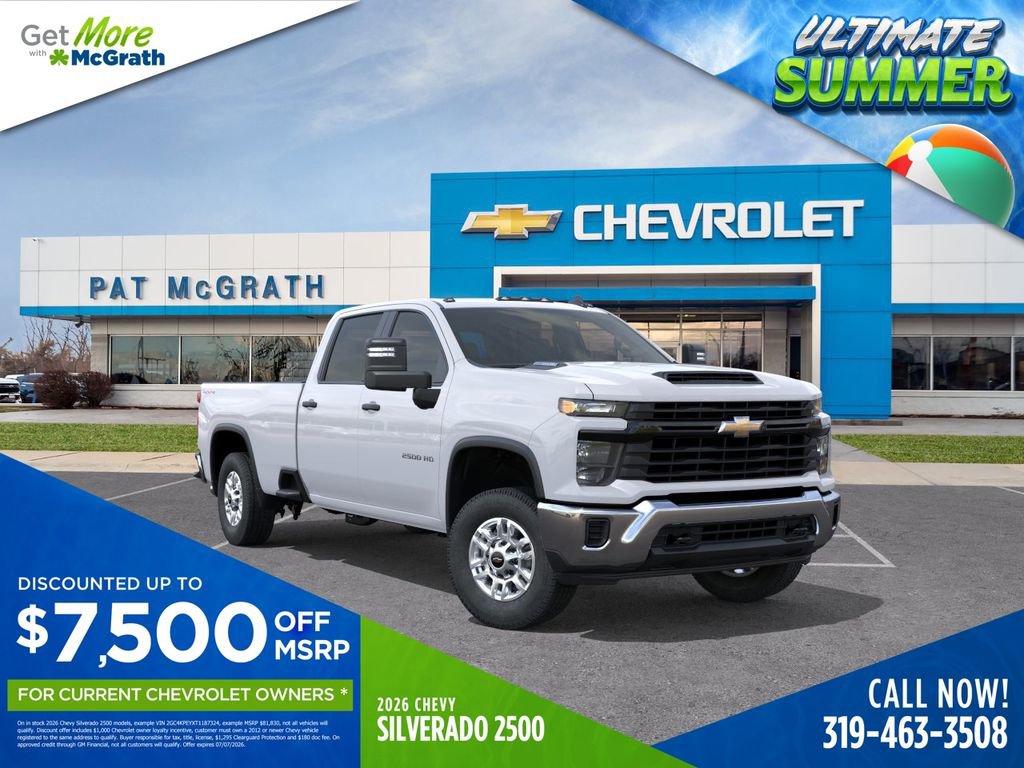 New 2026 Chevrolet Silverado 2500 W/T w/ WT Convenience Package AWD/4WD image 1