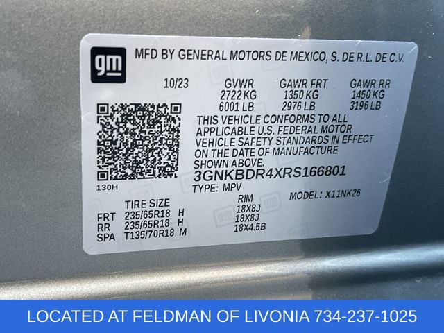 Certified 2024 Chevrolet Blazer LT w/ LPO, Floor Liner Package image 32