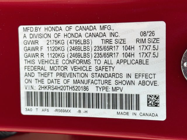 New 2026 Honda CR-V LX image 28