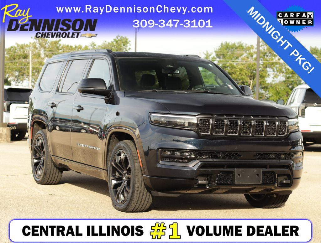 Used 2024 Jeep Grand Wagoneer Series II Obsidian w/ Quick Order Packagew 28T