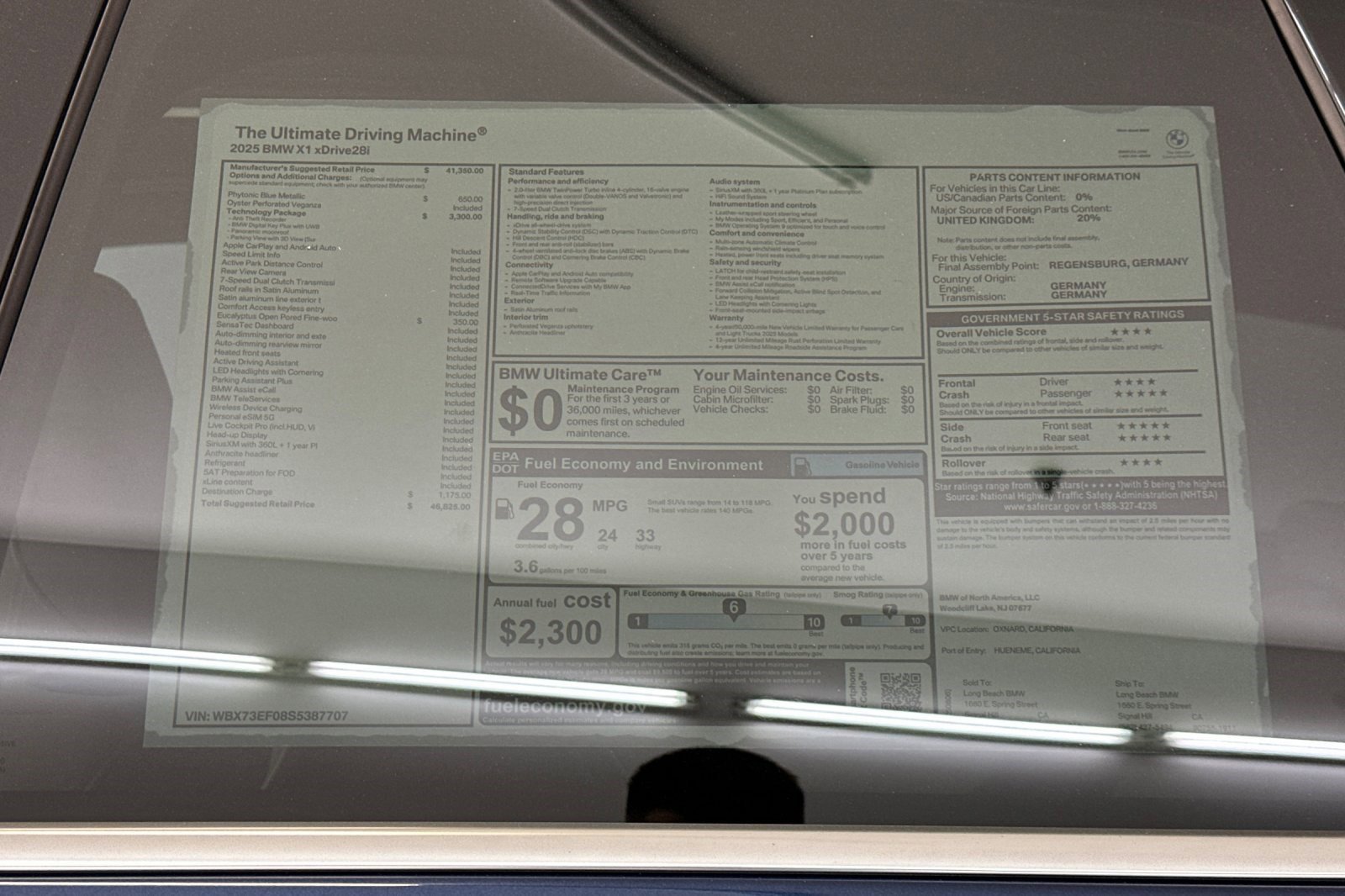 Used 2025 BMW X1 xDrive28i w/ Technology Package image 30