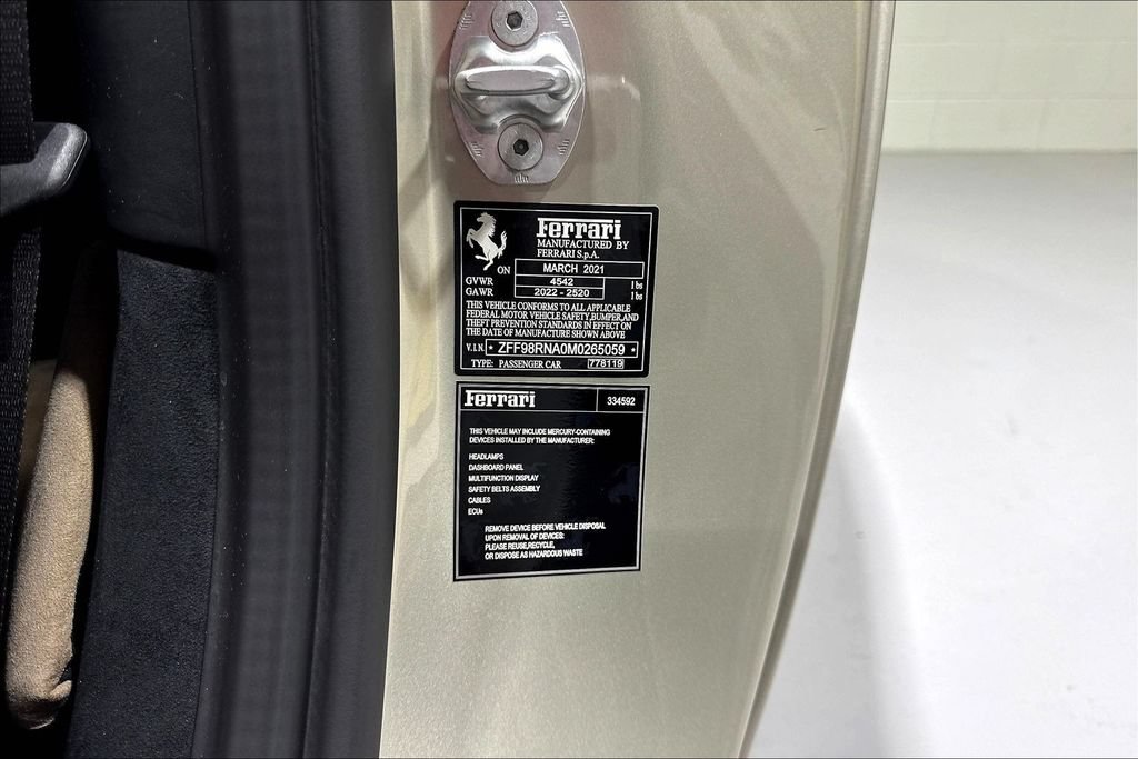 Used 2021 Ferrari Roma RWD image 17