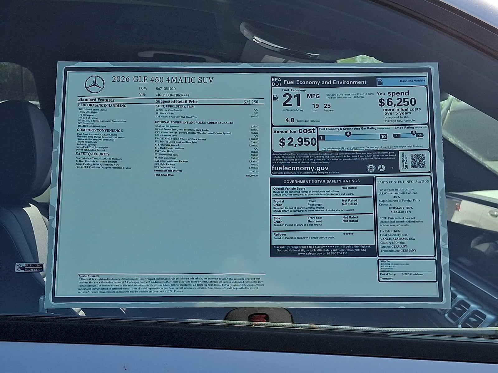 New 2026 Mercedes-Benz GLE 450 4MATIC image 19