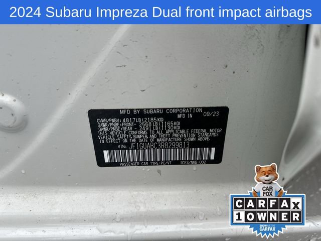 Used 2024 Subaru Impreza 2.0i image 19