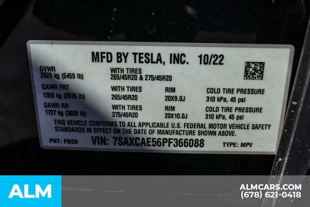 Used 2023 Tesla Model X AWD/4WD image 35