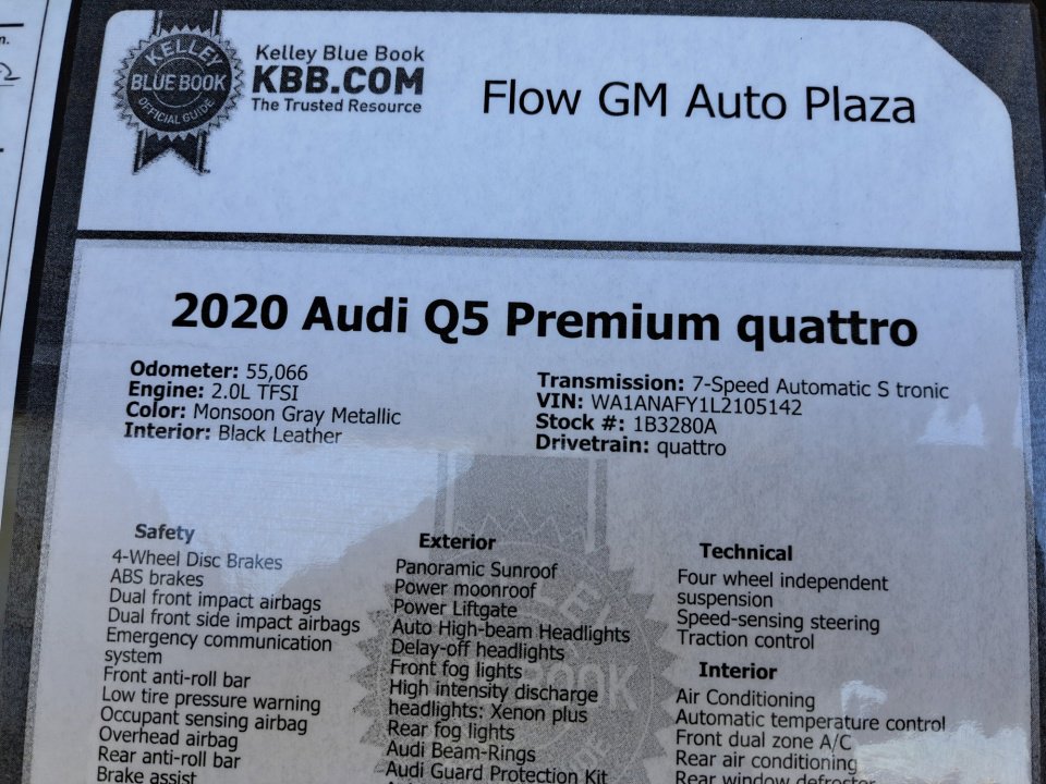 Used 2020 Audi Q5 2.0T Premium w/ Titanium Sport Package image 35