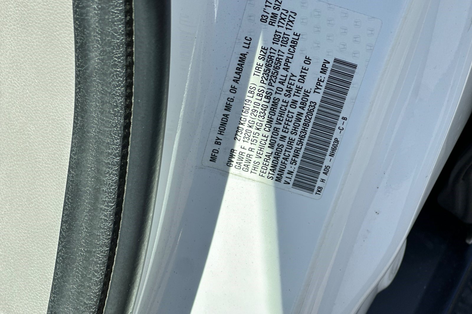 Used 2017 Honda Odyssey EX-L image 28