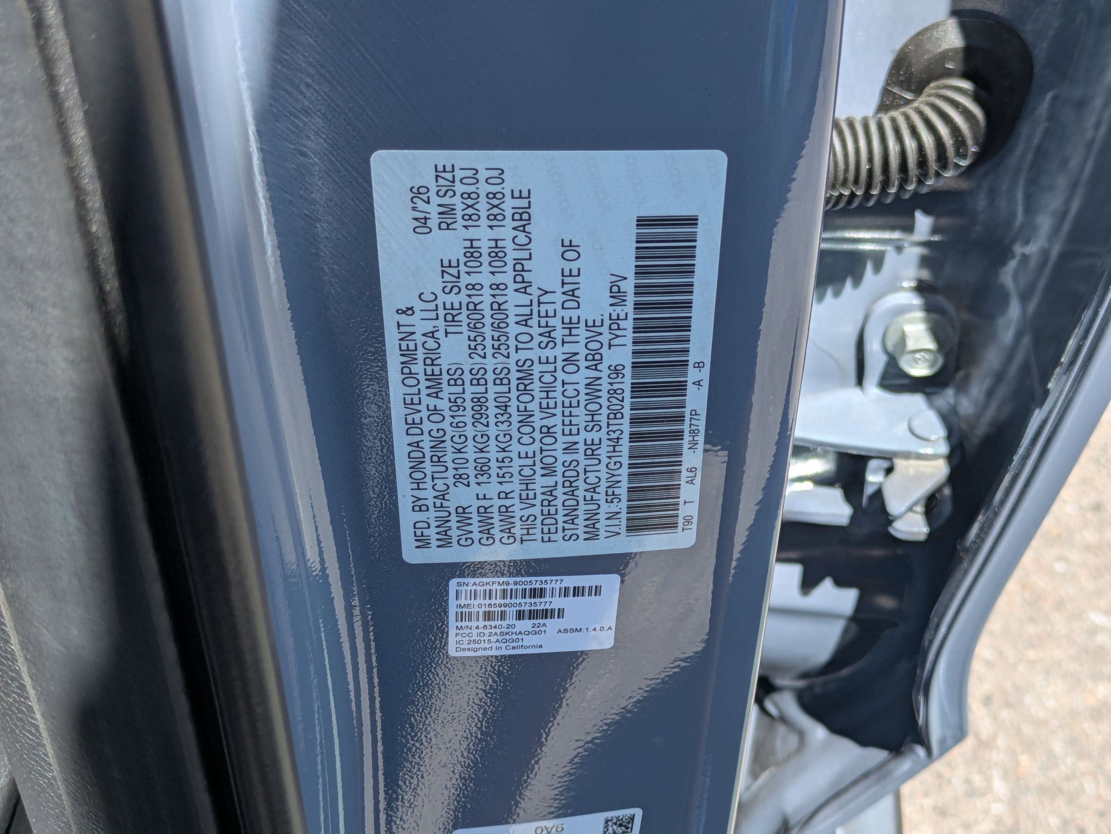 New 2026 Honda Pilot EX-L image 17