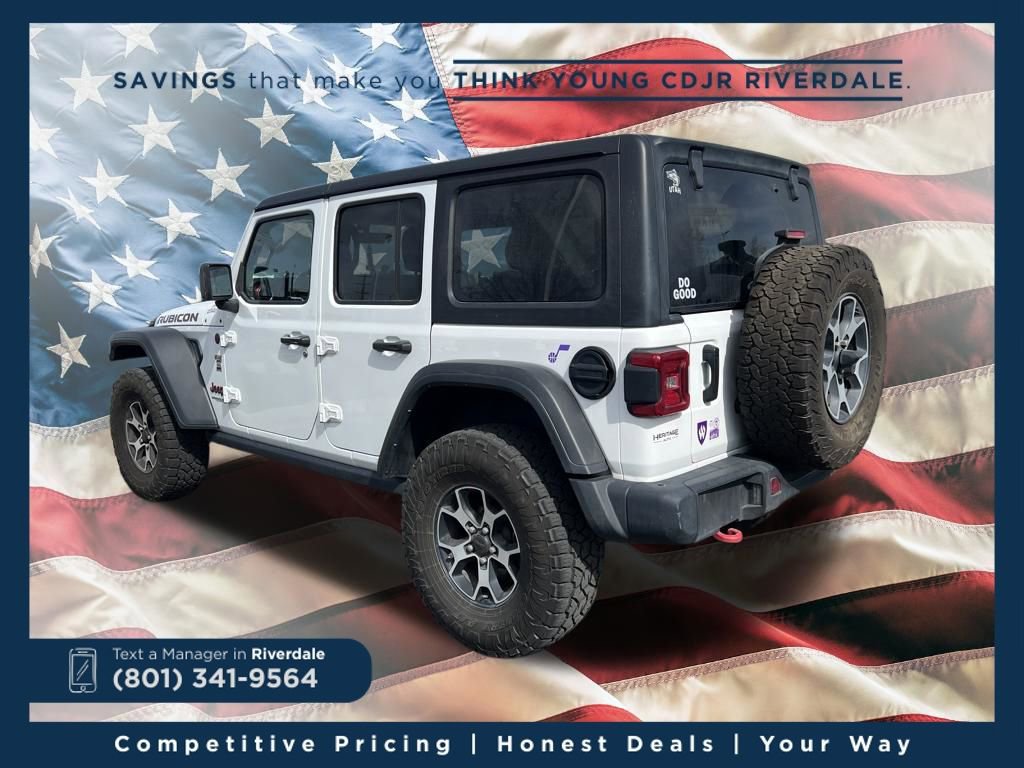 Used 2022 Jeep Wrangler Unlimited Rubicon w/ Steel Bumper Group image 3