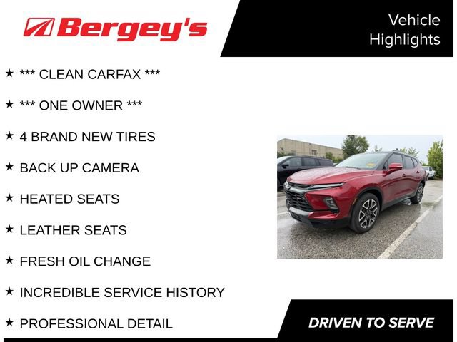 Certified 2024 Chevrolet Blazer RS w/ Driver Confidence II Package AWD/4WD image 4