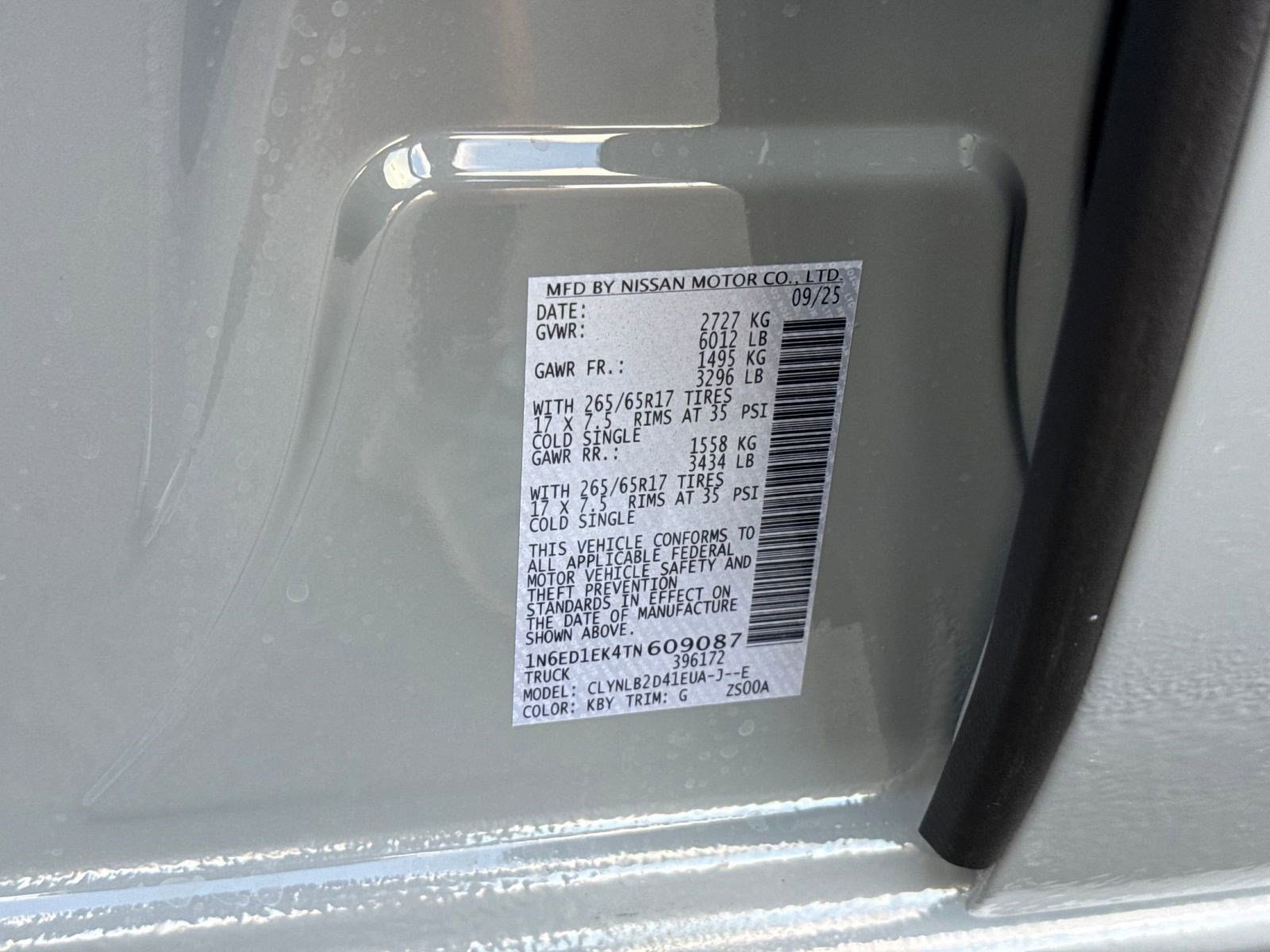 New 2026 Nissan Frontier SV w/ Tow Package image 18