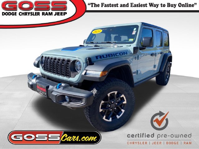 Certified 2024 Jeep Wrangler Unlimited Rubicon 4xe w/ Convenience Group