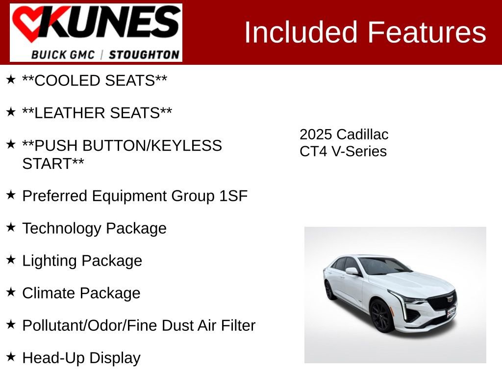 Used 2025 Cadillac CT4 V image 3