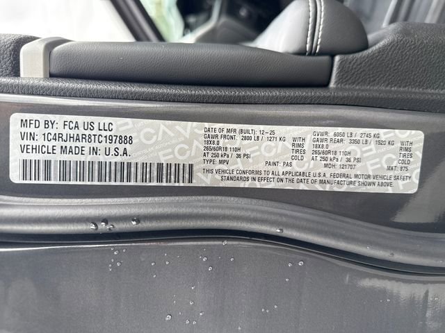 New 2026 Jeep Grand Cherokee Altitude image 16