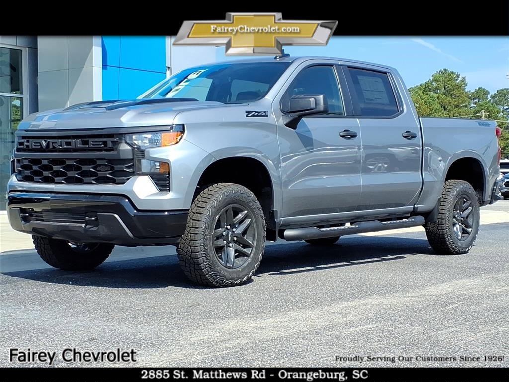 New 2026 Chevrolet Silverado 1500 Custom Trail Boss w/ Dark Appearance Package image 1