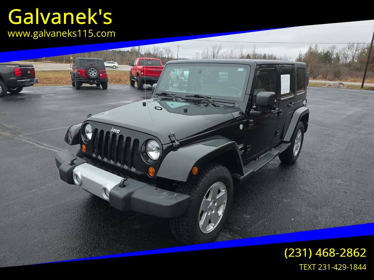 Used 2010 Jeep Wrangler Unlimited Sahara w/ Dual Top Group AWD/4WD image 1