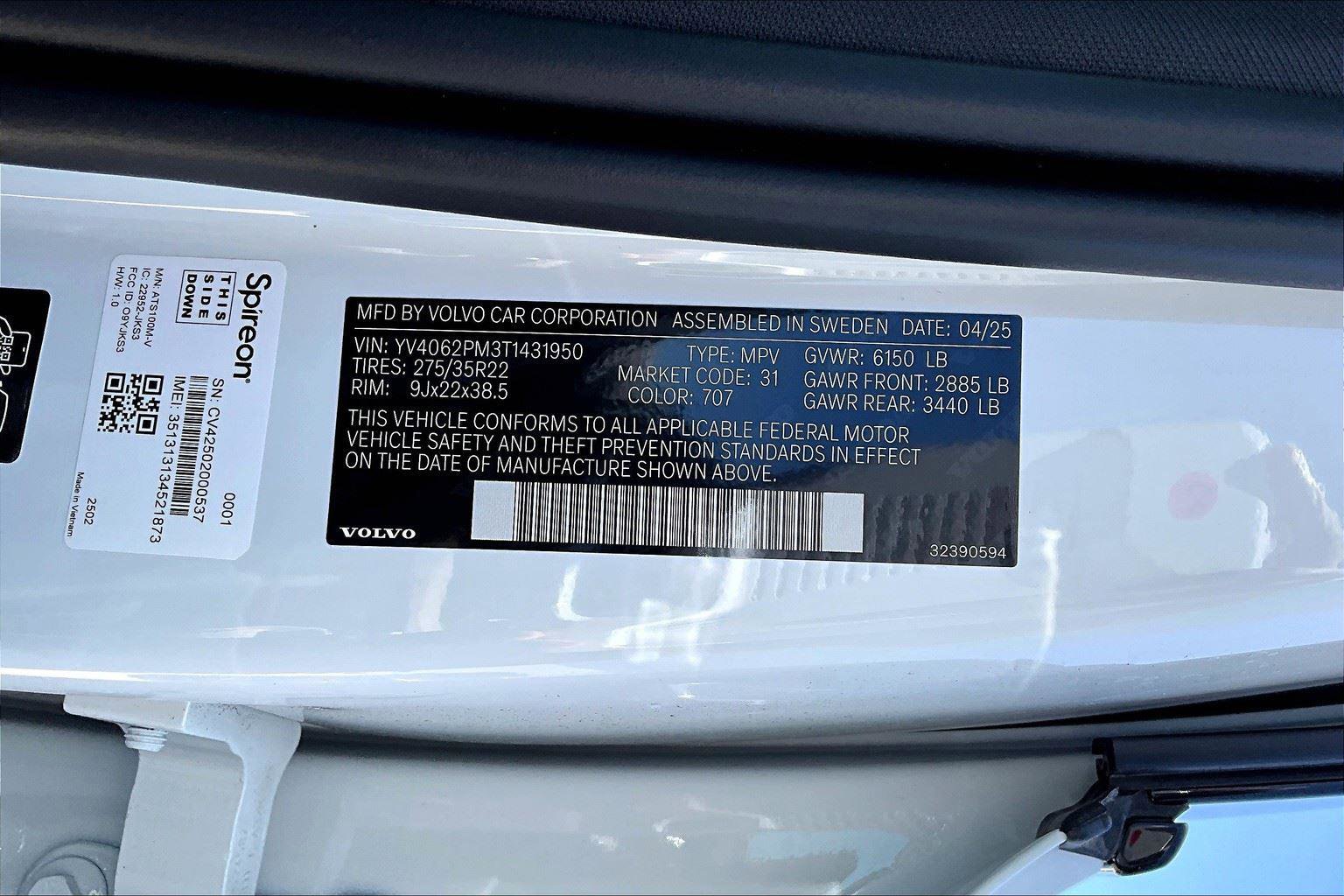 New 2026 Volvo XC90 B6 Ultra w/ Protection Package image 20