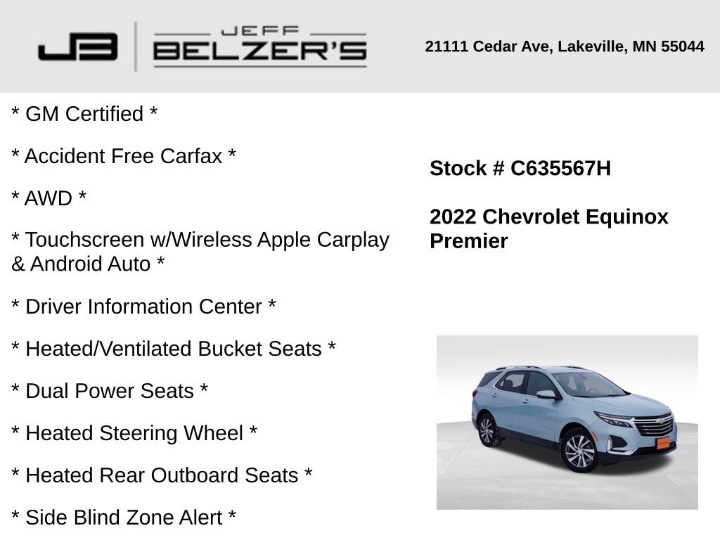 Certified 2022 Chevrolet Equinox Premier image 2