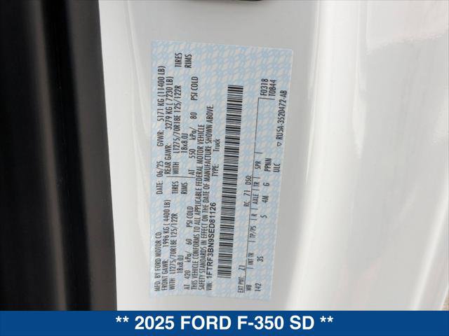 New 2025 Ford F350 XLT w/ FX4 Off-Road Package image 17