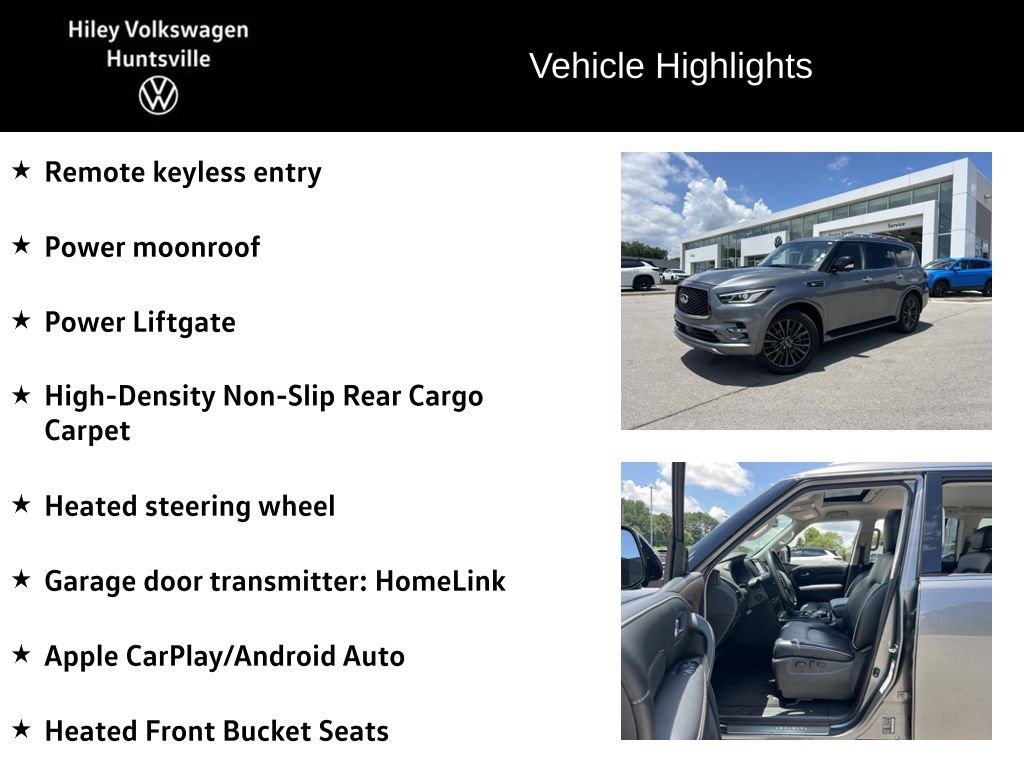 Used 2021 INFINITI QX80 Premium Select w/ Cargo Package RWD image 13