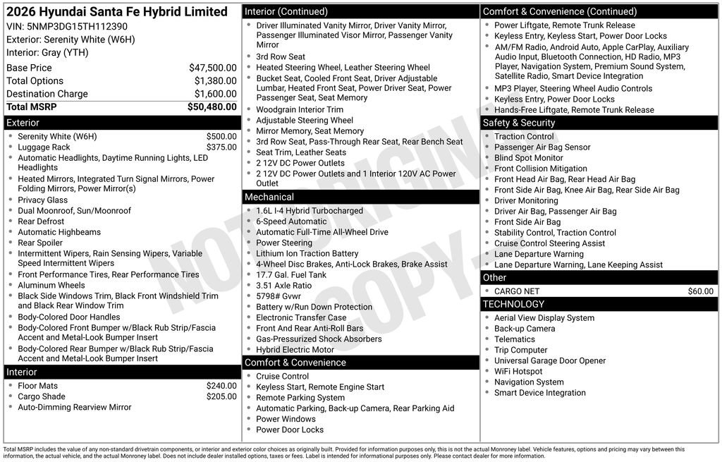 New 2026 Hyundai Santa Fe Limited image 4