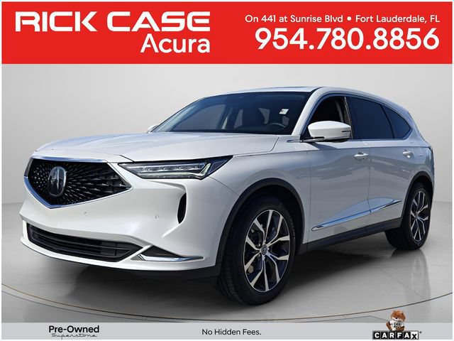 Certified 2022 Acura MDX w/ Technology Package FWD image 1