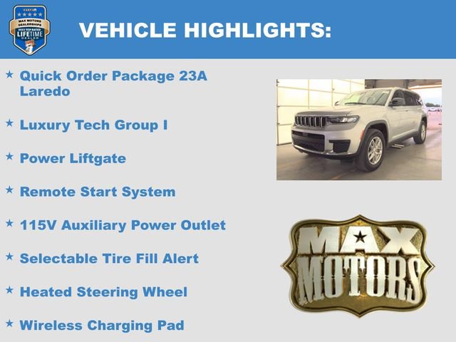 Used 2023 Jeep Grand Cherokee L Laredo w/ Luxury Tech Group I AWD/4WD image 6