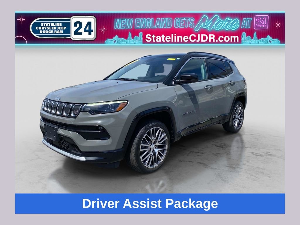 Certified 2022 Jeep Compass Limited w/ Elite Group AWD/4WD image 1