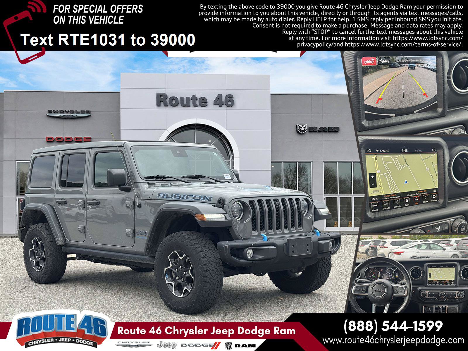 Used 2023 Jeep Wrangler Unlimited Rubicon 4xe w/ Steel Bumper Group AWD/4WD image 1